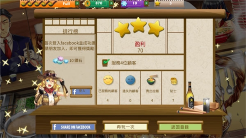 拉面餐厅中文版游戏亮点