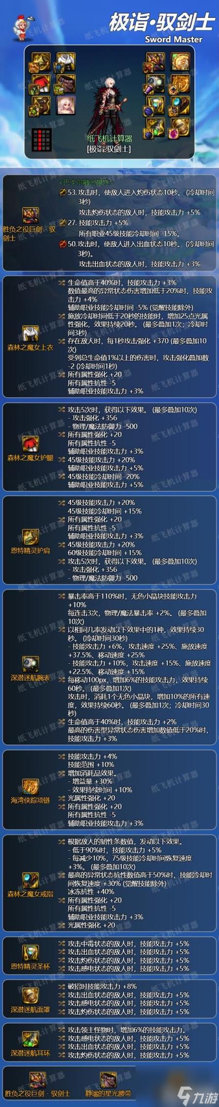 地下城与勇士起源剑宗装备怎么搭配-剑宗装备搭配推荐