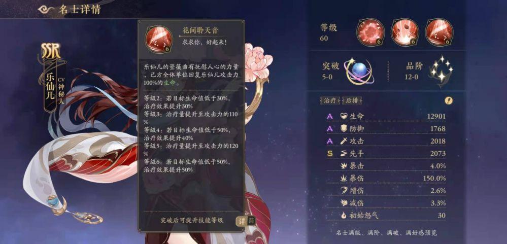 千年之旅水仙强度如何-水仙技能强度介绍一览