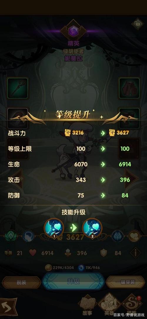 角色升级与技能