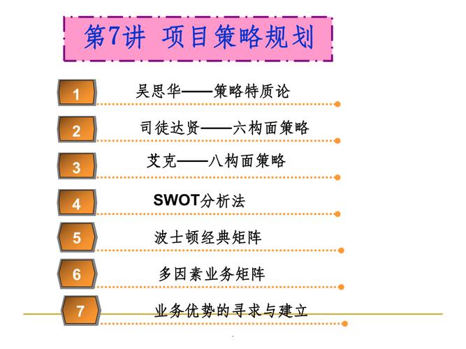 策略规划