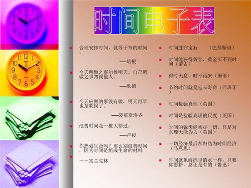 合理安排时间和资源
