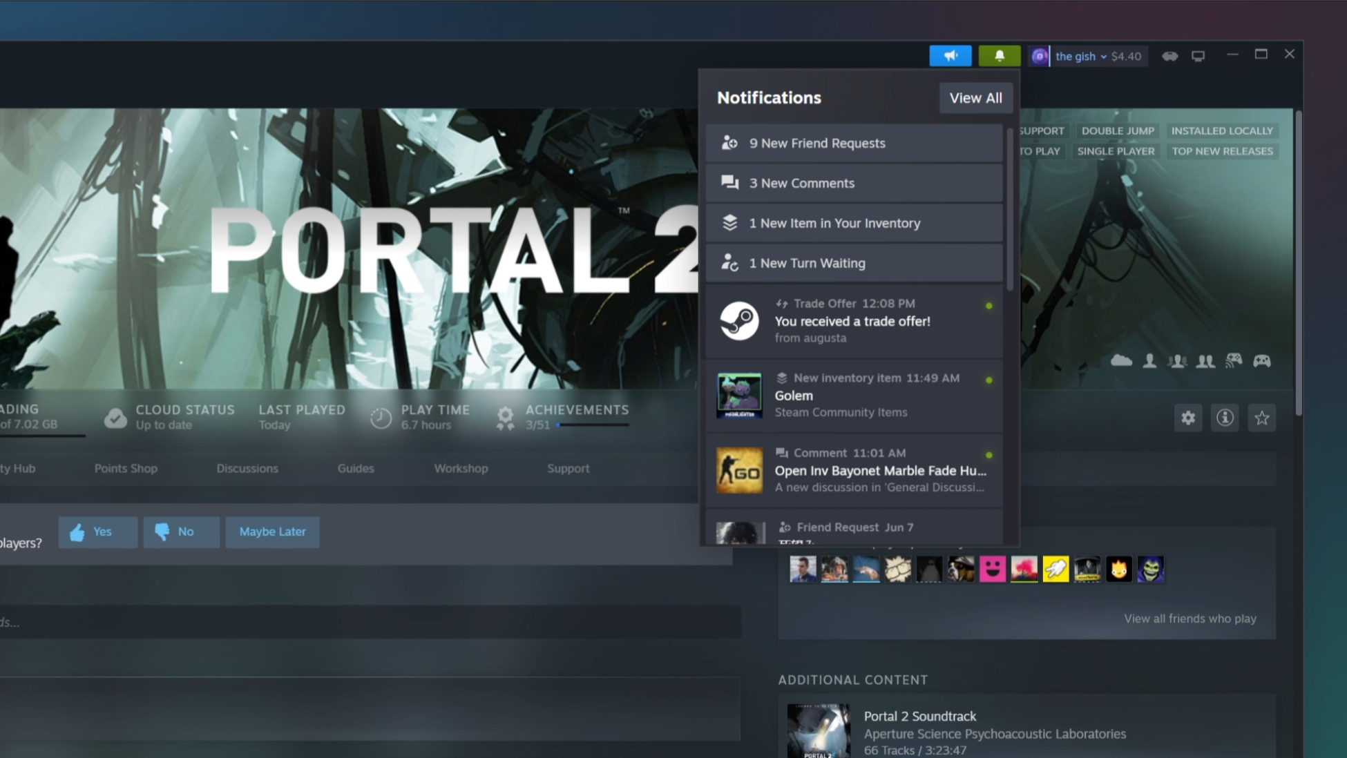 Steam桌面客户端更新 重大改进和全新功能